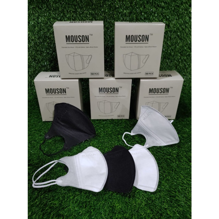 masker mouson/ duckbil mouson / duckbil / masker isi 10pcs