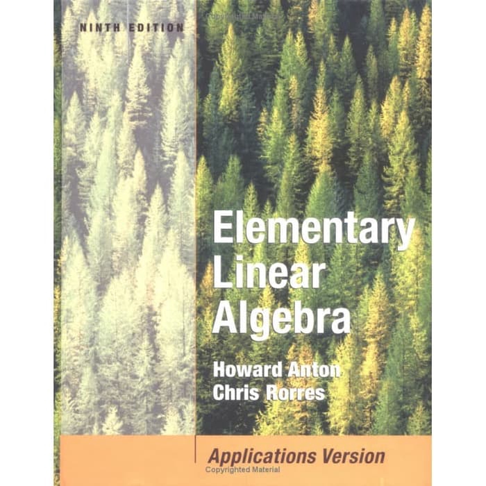 Buku Elementary linear algebra with applications original quality