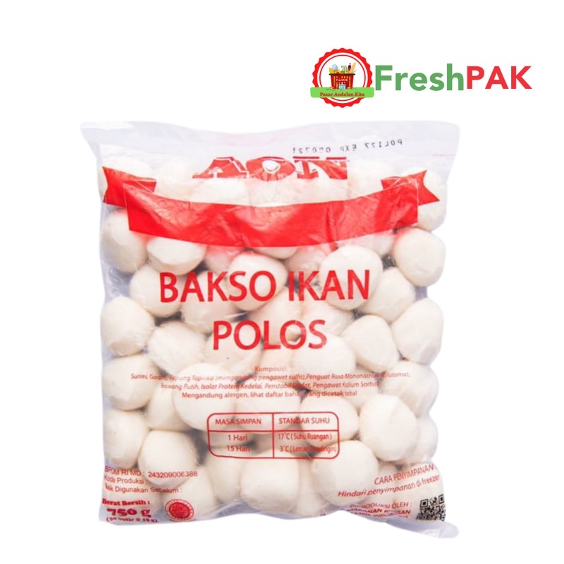 

FreshPAK - Bakso Ikan AON Polos isi 50butir