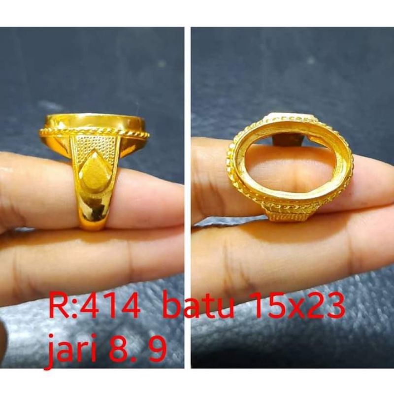 Ikat ring emban perunggu model eropa