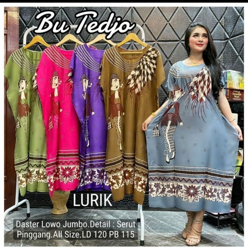 Daster serut Bu tejo lurik