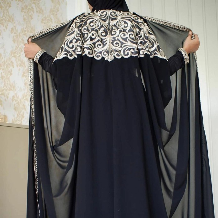 TERBARU     Abaya hitam wanita gamis jubah outer baju muslim syari arab saudi