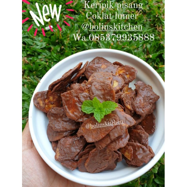 

keripik pisang coklat lumer