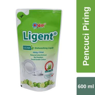 Yuri Ligent Dishwashing Liquid 600ml - Sabun Cuci Piring