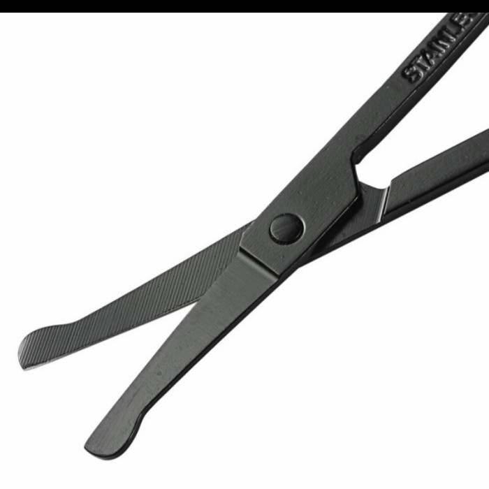 GROSIR - Gunting Bulu Hidung Ujung Tumpul Stainless Steel Nose Hair Scissors