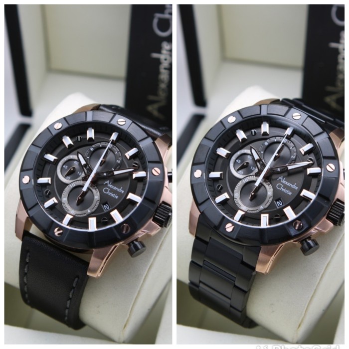 Jam tangan pria Alexandre Christie AC 6609 AC6609 Original Garansi