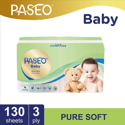 Paseo Tissue Kering Baby pure soft 130 Sheets