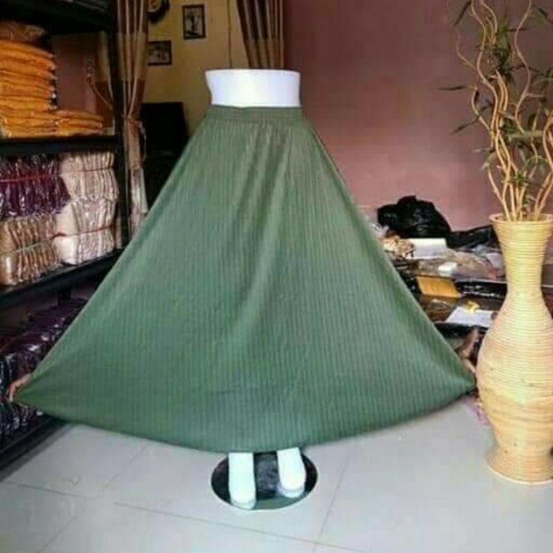 HZ  ~ ROK PANJANG PLISKET / ROK RREMPEL KECIL/ ROK PRISKET-1