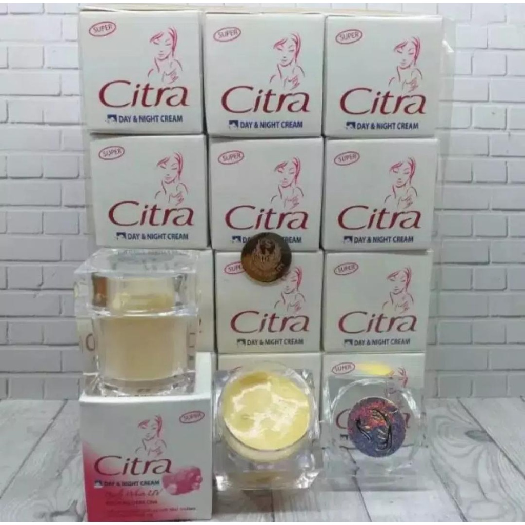 CREAM CITRA SIANG DAN MALAM ORIGINAL PEARLY WHITE UV DAY AND NIGHT CREM PEMUTIH WAJAH