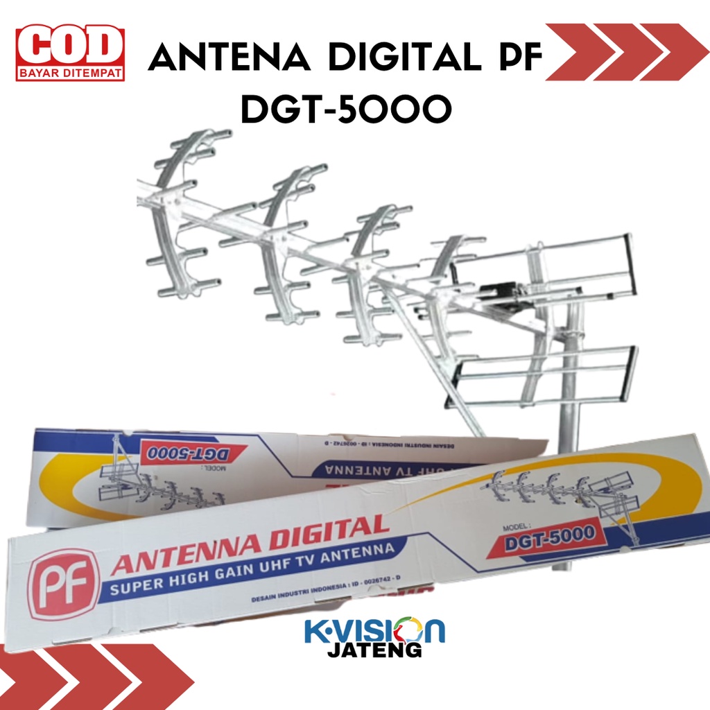 Jual Antena Digital PF DGT5000 Antena Panjang 1 Meter Super Peka Sinyal Indonesia