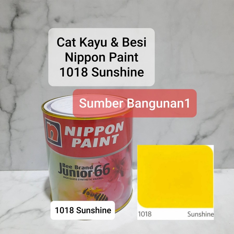 

Cat Kayu Besi 1018 Sunshine nippon paint junior kuning 1kg cat minyak
