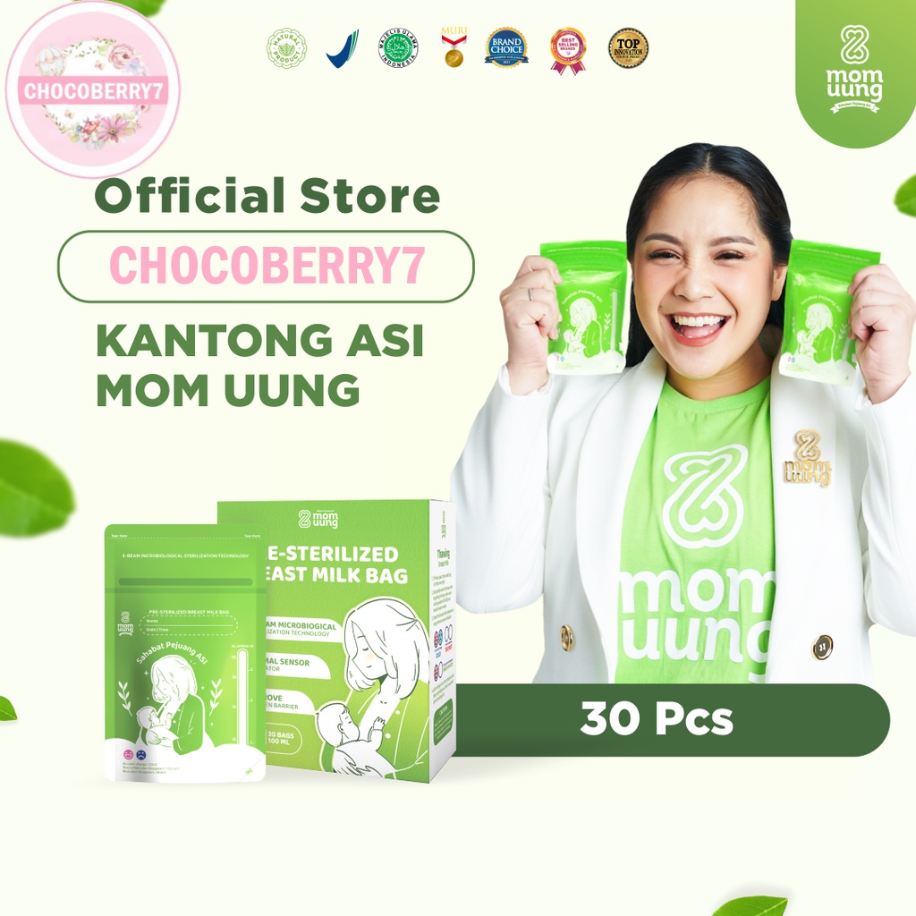 Kantong ASI Mom Uung Breast Milk Storage Bags Kantung Kantong ASI 100ml isi 30 Bag MomUung Tangerang Chocoberry7