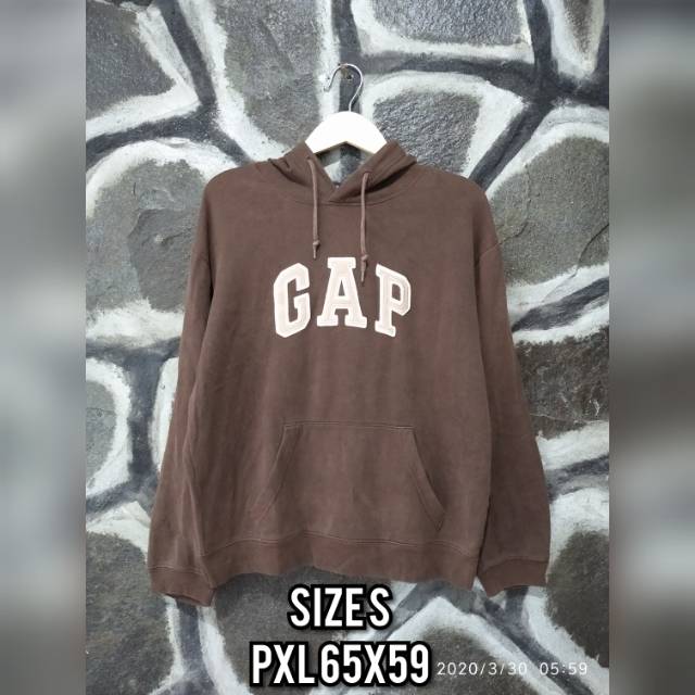 Hoodie gap coklat