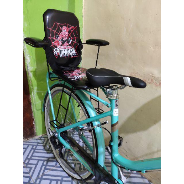 BONCENGAN SEPEDA ONTHEL LIPAT,MINI DAN MTB DI BELAKANG WAJIB ADA BESI BONCENGAN