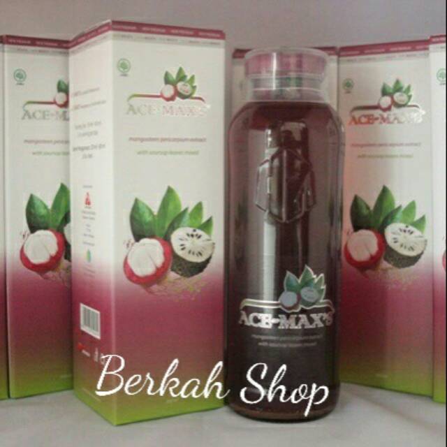 

ACE MAX'S Ektrak Kulit Buah Manggis dan Ektrak Daun Sirsak Original