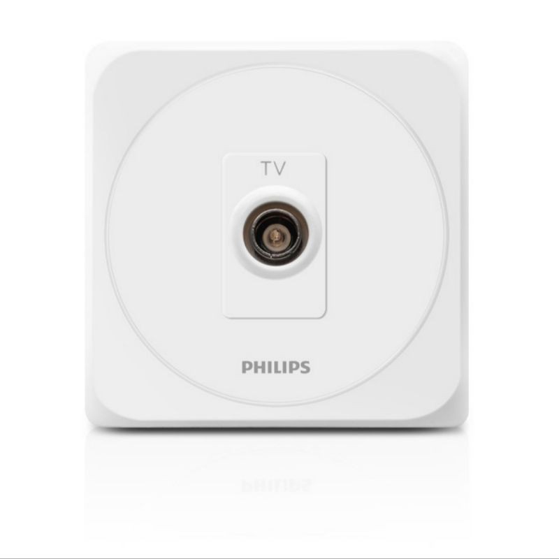 Outlet tv philips simply colokan antena soket Original SNI Stopkontak coax