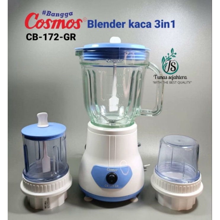 Blender cosmos kaca 1 liter 3IN1 CB172 Blender kaca cosmos CB 172