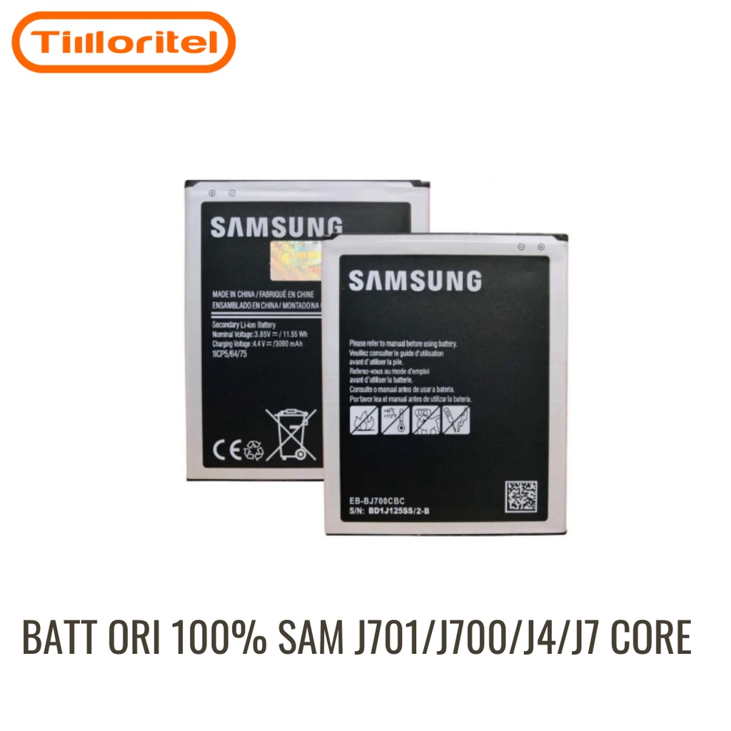 BATTERY BATERAI BATRE ORIGINAL 100% SAMSUNG J701 / J700 / J4 / J7 CORE