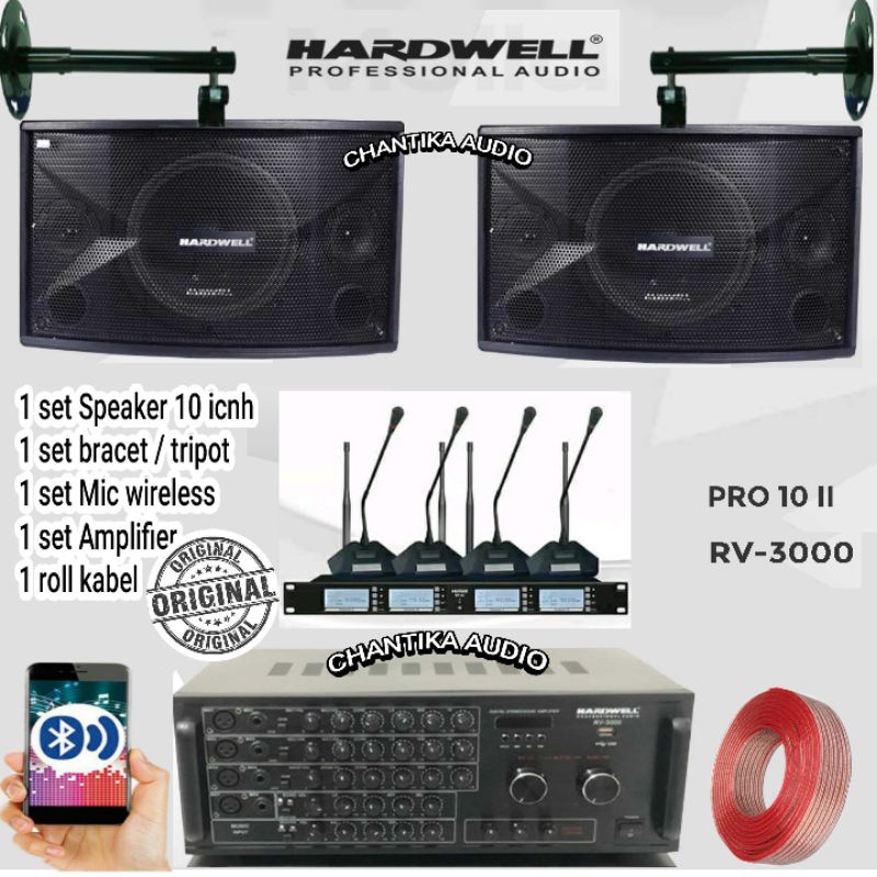 Paket Sound system Hardwell Original komplit 2 untuk ruang meeting Kantor Toko