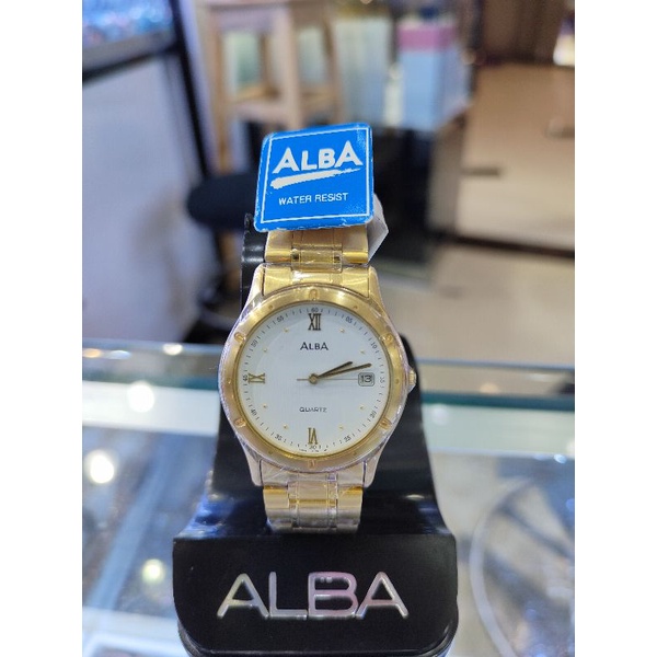 JAM TANGAN PRIA WANITA ALBA AXDB 42 RANTAI ORIGINAL