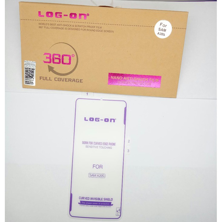 ANTISHOCK LOG ON SAMSUNG A20S SCREEN PROTECTOR  - ANTI GORES JELLY