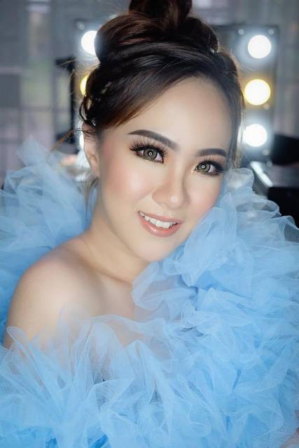 Tutu long ruffle utk portfolio make up