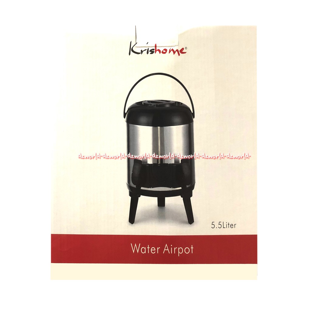 Krishome Water Airpot Hot And Cold 5.5L Termos Air Panas Kapasitas 5.5 Litter Air Pot