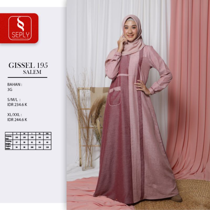 Gamis Murah Gissel 195 dari Seply