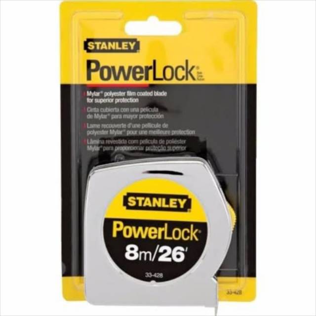 Meteran ukur stanley 8m x 16" (25mm) Powerlock Tape STHT33428 stanley