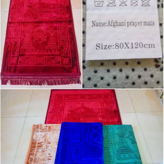 Sajadah karpet afghani prayer mats