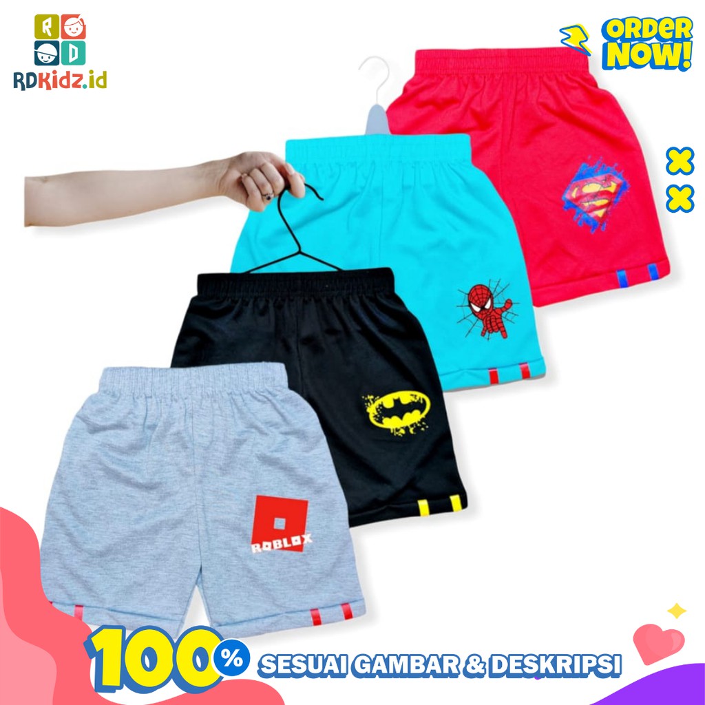 RDkidzid Celana Pendek Anak Laki Laki / Celana Santai Anak Laki Laki Karakter