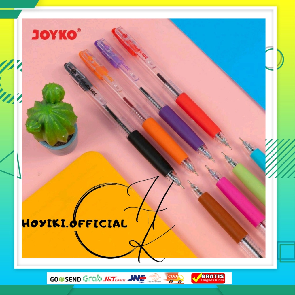 

JOYKO Pulpen Pena Warna Color Ball Pen BPC-253 1 Set 8 PCS 8 Warna 0.7 mm Pulpen Warna