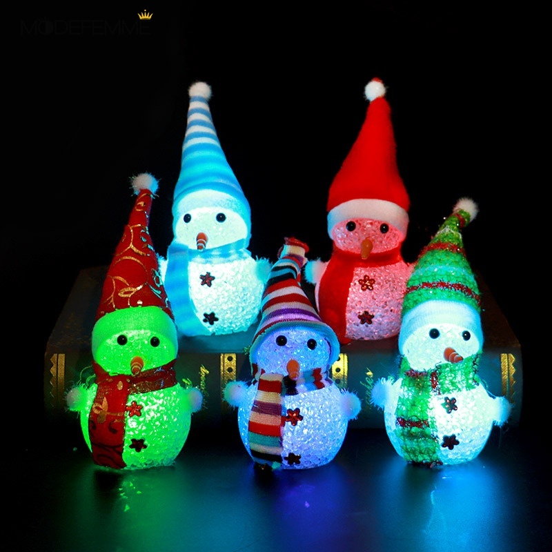 1PC Christmas Snowman LED Lights for Christmas Decor, Party,Xmas Tree,Table