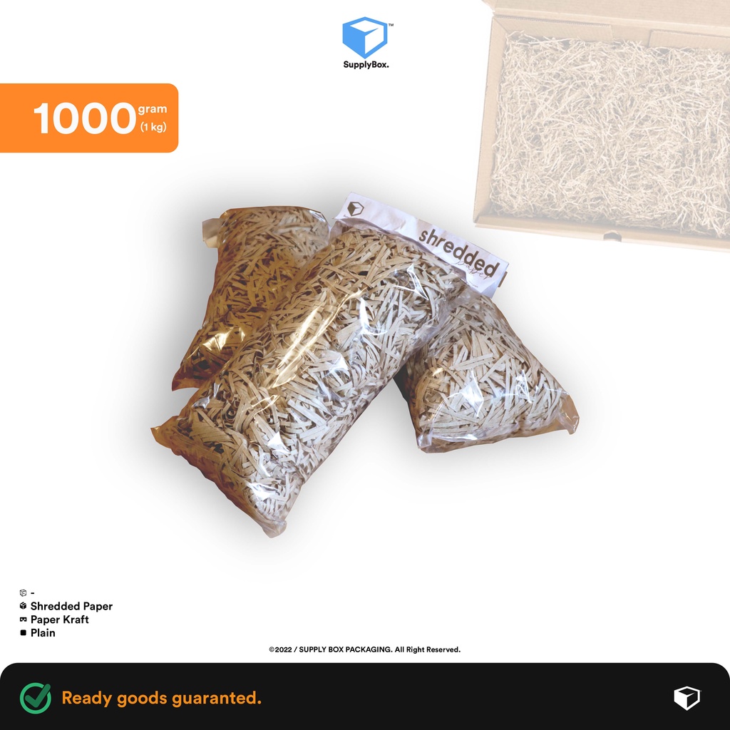 

SHREDDED PAPER | Kertas Cacah | 1000 Gram / 1 Kg