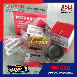 piston seher kit set OS 50 Mio Nouvo Soul Fino karbu 5MX-E1630-20 asli original Yamaha