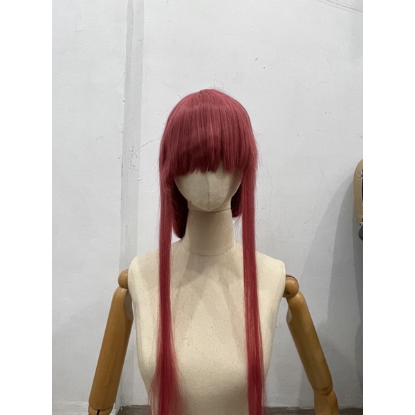 [RENTAL] Wig Panjang Merah Maroon
