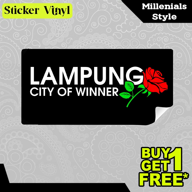 

Stiker Sticker Lampung City of Winner Tulisan Kalimat Keren dan Inspiratif Aesthetic Bahan Vinyl Satuan Anti Air
