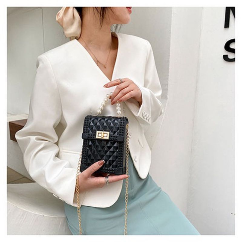 tas hp jelly selempang wanita,tas selempang wanita