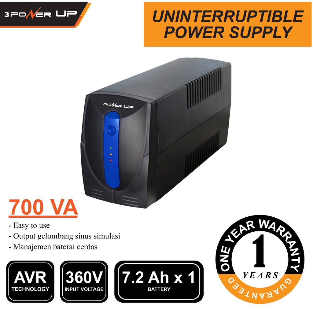 3power 700VA UPS