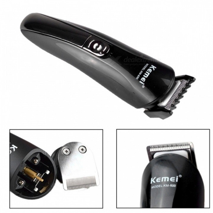 Kemei KM-600 Trimmer Cukur Kumis Jenggot Rechargable