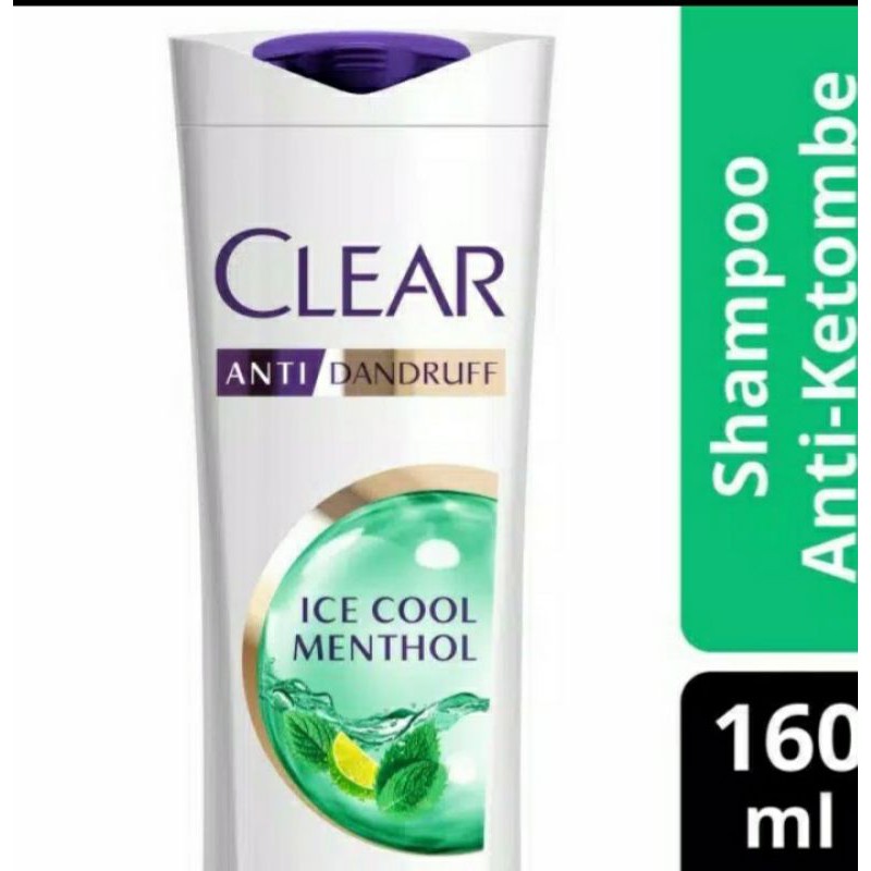 Clear ice cool menthol sampo 160 ml