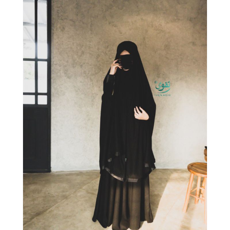 Set Classy Special Edition by Taqwawear | hijab syari | gamis set