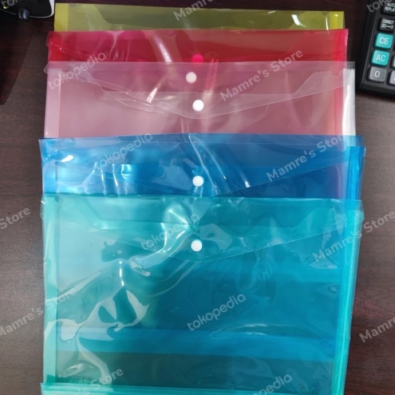 

Map plastik kancing folio/f4
