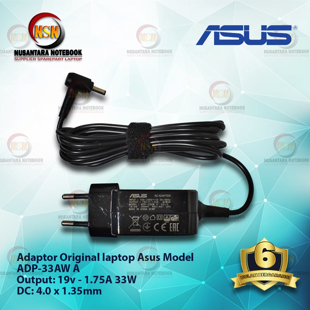 Adaptor Charger Original Asus 1.75 Mini Plugin For Asus Series X200CA X453