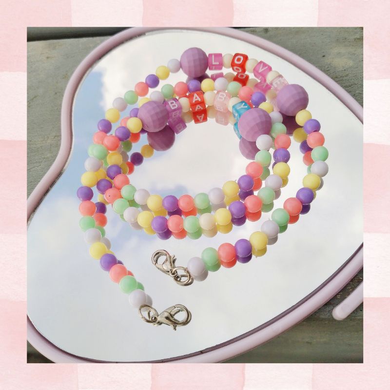 Strap Mask manik - manik