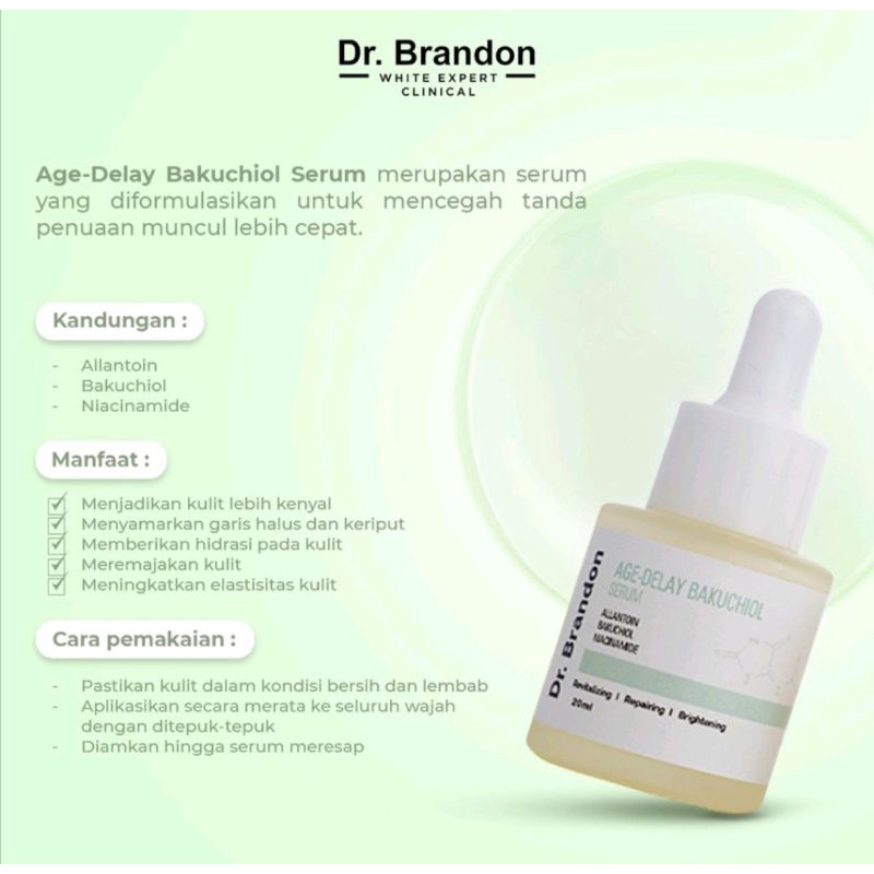 Dr. Brandon Age-Delay Bakuchiol Serum 20ml