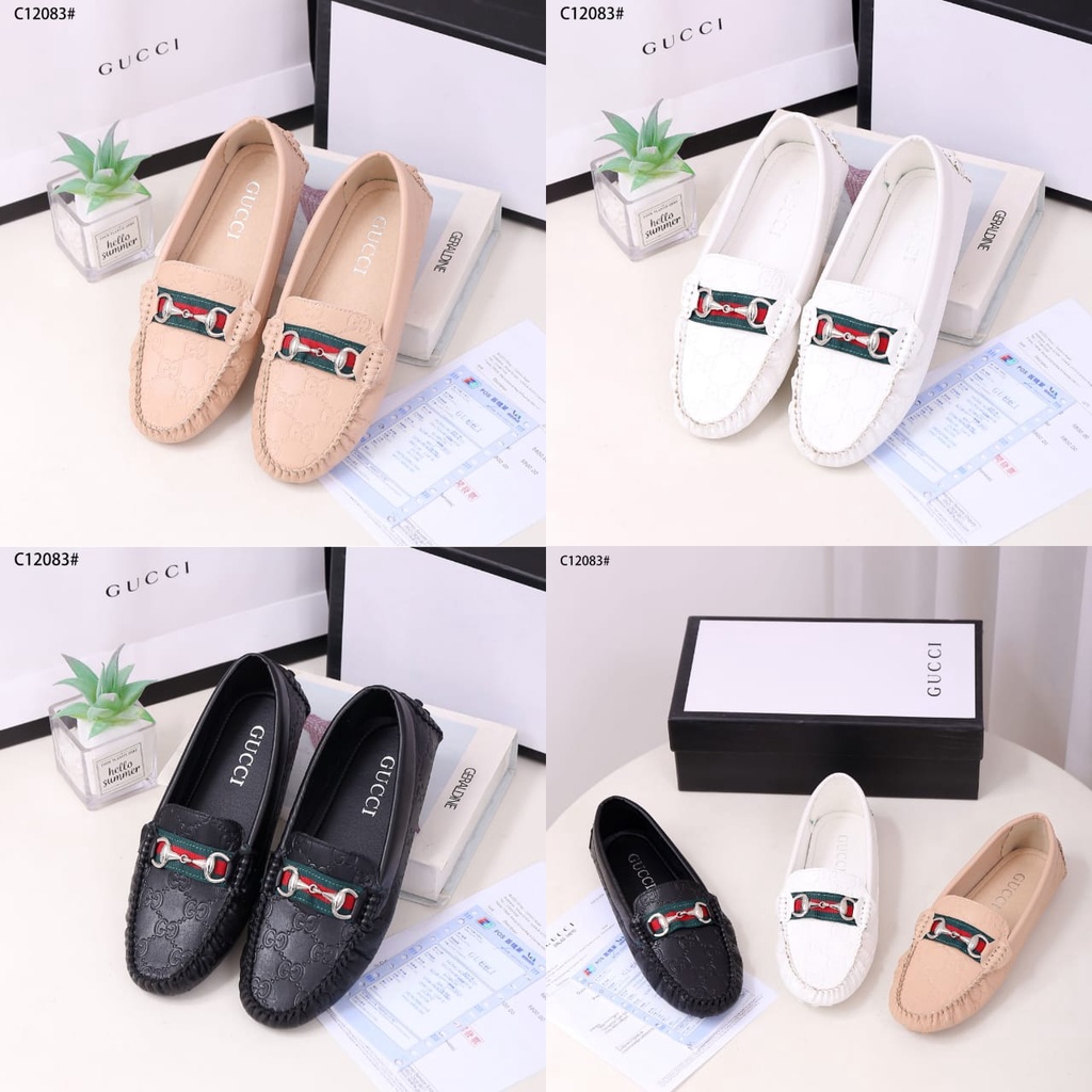 gc  GG Loafers Flat Shoes C12083#