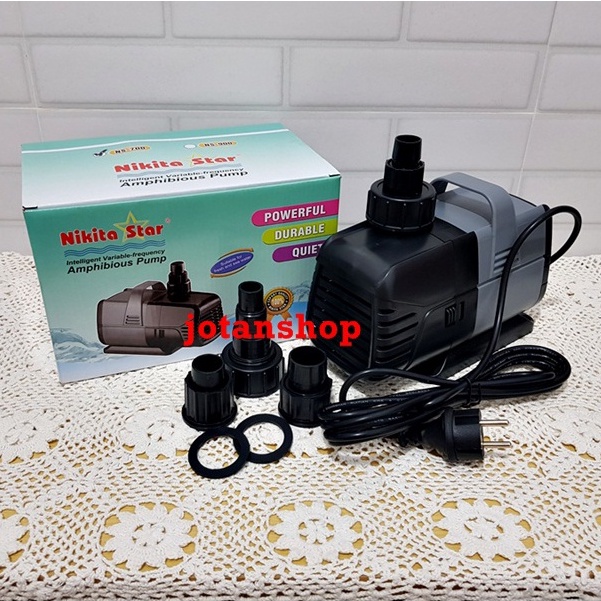 MESIN NIKITA STAR NS 900 NS900 POMPA KOLAM AMPHIBIOUS PUMP AQUARIUM AQUAPONIK AIR MANCUR