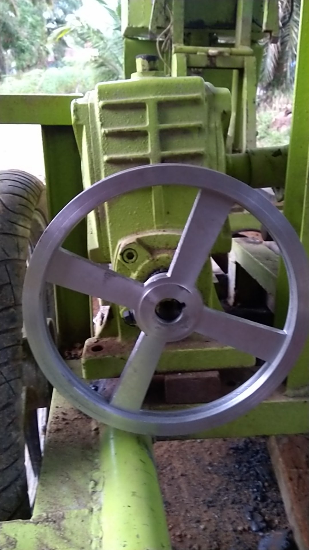 Pulley Pully A1 - 10 Inch As 25 Mm Puli Alumunium