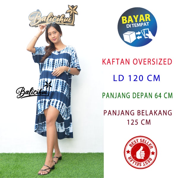 Balicihui Kaftan Freya Kaftan Wanita Dress Kaftan Tiedye Kaftan Oversized Tunik Panjang